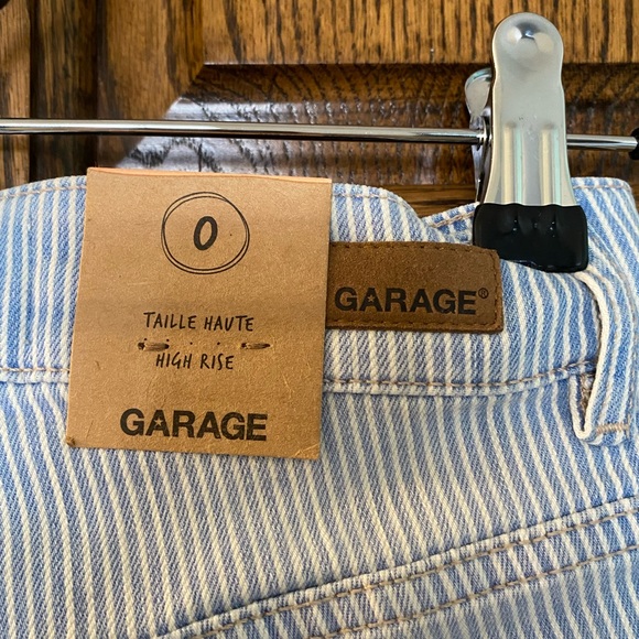 NWT!! Garage High Rise Jegging, Light Stripe Blue, Size 0 - Picture 4 of 5